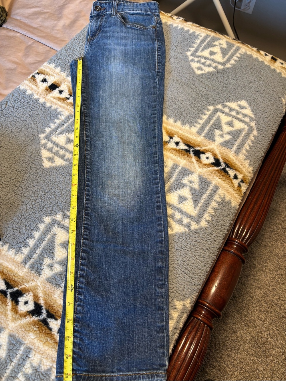 Calvin Klein Women's Blue Denim Jeans 27/4 - Picture 7 of 8